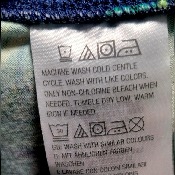 D & Co Beach, Gorgeous & Vibrant, Pull-On Wide Leg with side slits. 2XT - Picture 11 of 11